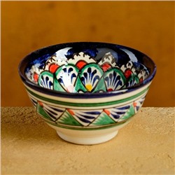 Пиала узбекская Риштанская Керамика «Узоры», 120 мл, d=9.5 см, МИКС