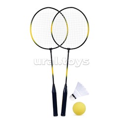 Набор Бадминтон (2 ракетки, волан,мячик) в сетке
