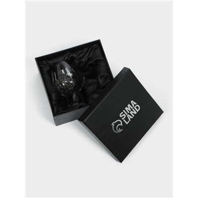 Бокал для коньяка «Лев», 310 мл, 8.3×2.3, стекло, прозрачный, серебряный