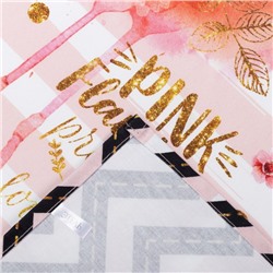 Фартук Этель «Pink flamingo» 60×65 см, 100% хлопок, саржа 190 г/м²