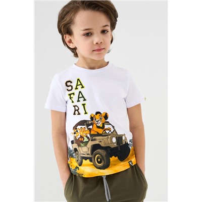 Фуфайка трикотажная для мальчиков (футболка) PLAYTODAY, 1240605