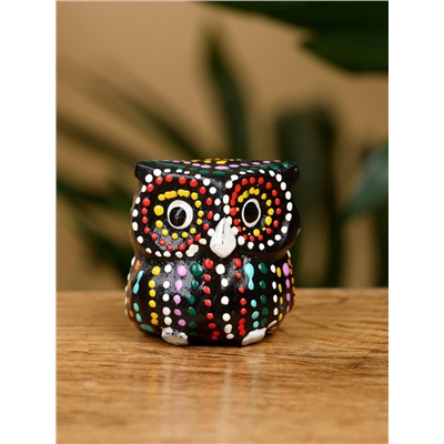 Набор сувенирный «Совушки», 5 шт., 3 см, дерево албезия