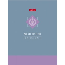 Записная книжка А6  24л клетка "Сила в деталях" мат.лам (091595) Хатбер