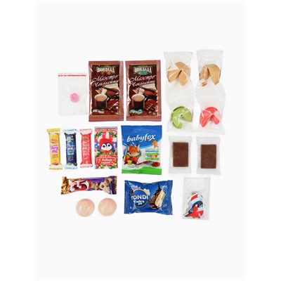 Адвент-календарь детский на 12 дней «Новый год», сладкий подарок, косметика, брелок