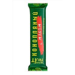 Батончик фруктовый Hemp Fruit конопляный с маком 30г ЭКОПРОДУКТЫ, 1187193