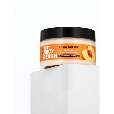 Крем-баттер для тела Very juicy peach, питание и увлажнение, с ароматом персика, 250 г, PICO MICO