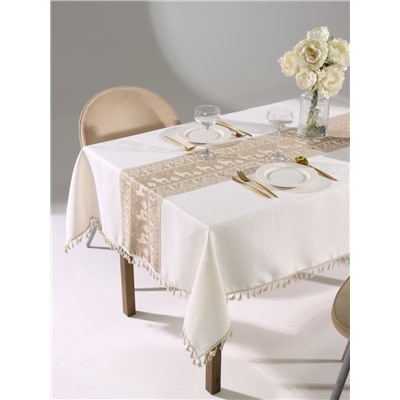 Скатерть «Этель. Новогодние олени», 140×180 см, 100% п/э