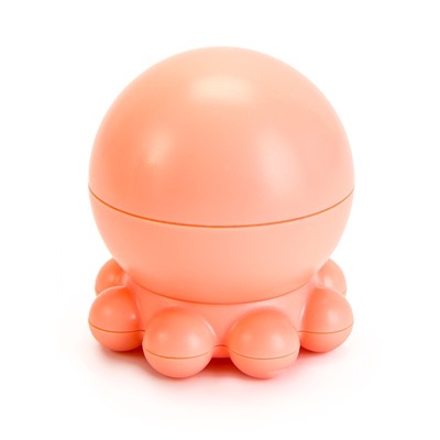 Игрушка с кошачьей мятой для кошек «Осьминог», 5×4 см, на основании, пластик, розовая