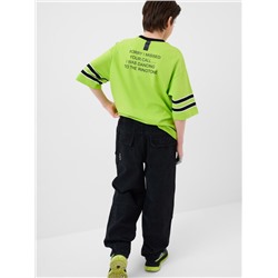 Брюки текстильные джинсовые для мальчиков