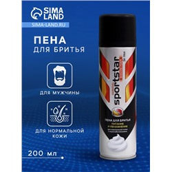 Пена для бритья Sport Star Normal, для нормальной кожи, 200 мл