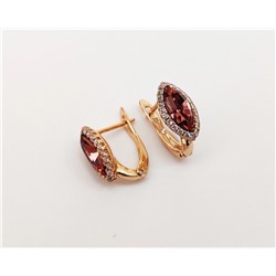 Серьги с кристаллами Swarovski