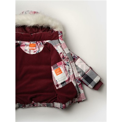 Комплект текстильный с полиуретановым покрытием для девочек: куртка, полукомбинезон