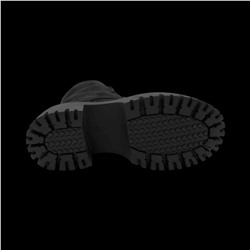 Ботинки на меху F16-3R черные