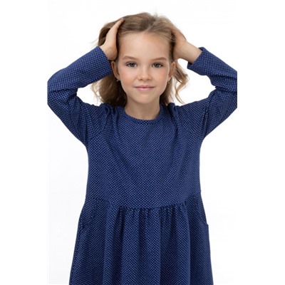 Платье Галочка (Синий)