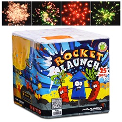 Батарея салютов "Rocket Launch" (1" х 25 залп.) * в кор. 12 шт. Срок до 01.02.28