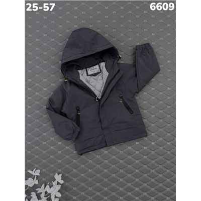 Куртка 6609 т.серый