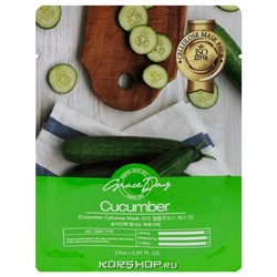 Тканевая маска для лица с экстрактом огурца Grace Day, Корея, 27 мл Акция