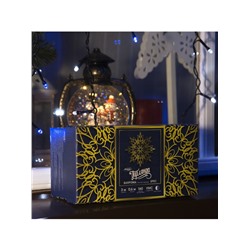 Гирлянда «Бахрома» 3×0.6 м, IP44, УМС, тёмная нить, 160 LED, свечение бело-синее, мигание, 220 В