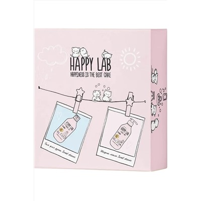 Happy Lab Набор для ухода за телом Sweet Dreams: гель для душа, жидкое мыло, 300 мл x 2 KRISTALLER, 1210871