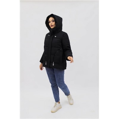 Демисезонная женская куртка весна осень 9602 (Черный)