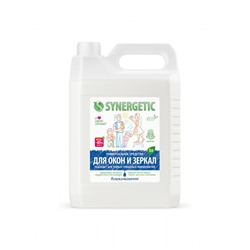 Средство моющее Synergetic, для окон и зеркал, 5 л