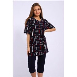 164 Костюм с бриджами (Синий)