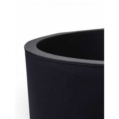 Кашпо для цветов «Флориан», 19 л, d=30 см, h=44.7 см, пластиковое, с автополивом, на ножках, серое