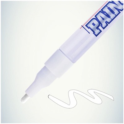 Маркер-краска Paint Slim 2мм белая SPM-05 MunHwa