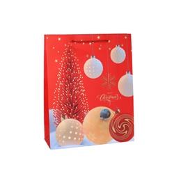 Пакет подарочный 26х32х10 / 6022-M /уп 12/480/ микс Новый год