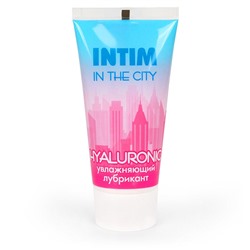 Увлажняющий лубрикант на водной основе Intim in the city Hyaluronic - 60 гр.