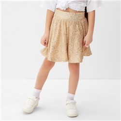 Юбка из пайеток KAFTAN размер 38 (146-152 см), золотой