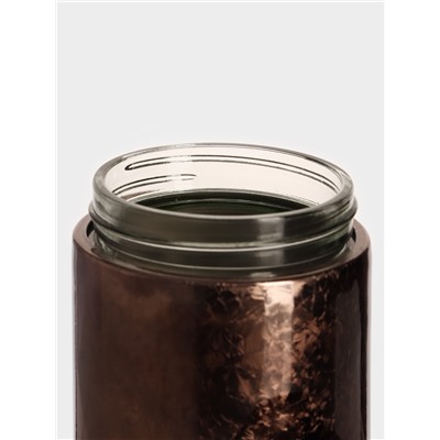 Банки для сыпучих продуктов «Богема», 3 предмета: 350/550/800 мл, стекло, коричневые
