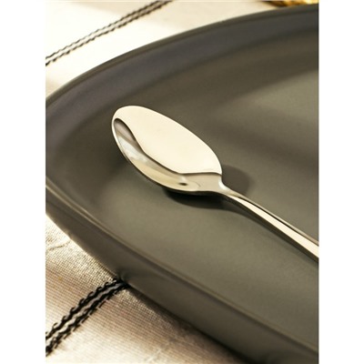 Ложка кофейная Magistro «Эми», длина 12.5 см, нержавеющая сталь, серебристая