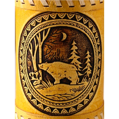 Туес «Лесной Медведь», банка для хранений, береста