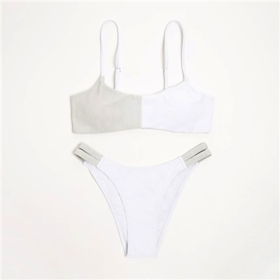 Купальник раздельный двухцветный женский MINAKU, размер 48