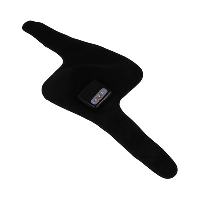 УЦЕНКА Массажёр для ног Luazon LEM-24, бандаж на колено, нагрев до 65°С, черный