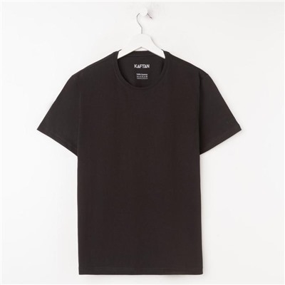 Футболка мужская KAFTAN E-ZONE, 46, чёрный