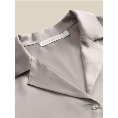 Пижама женская (рубашка, шорты) SL HOME Tensel Home, размер 52-54, серая