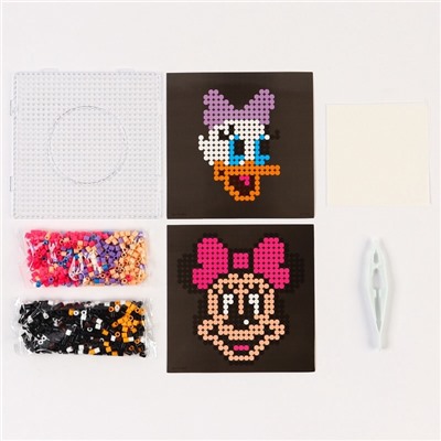 Мозаика 3 в 1 «Единорог и Минни Маус», аквамозаика, термомозаика и мозаика из EVA, 4+