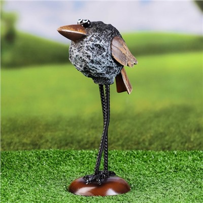 Садовая фигура из полистоуна «Каркуша» маленькая, 10×12×25 см