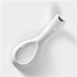 Подставка под ложку Добрушский завод «Белье», 20 см, фарфор, белая