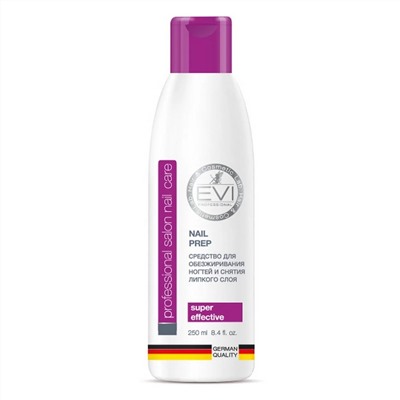 EVI professional Средство для обезжиривания ногтей и снятия липкого слоя, 250 мл 16865