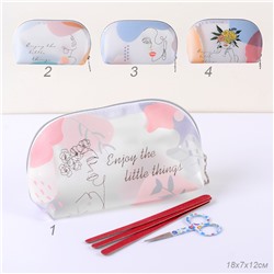 Косметичка, ножницы, пилка для ногтей 3 штуки набор 18x11x7 см / GMN-110 /уп 100/1200/ (2)