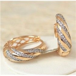 Серьги позолота  H01-15231