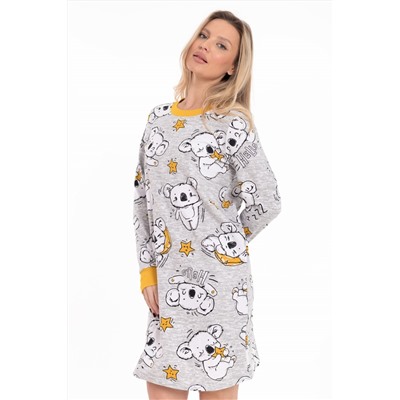 Сорочка с длинным рукавом начес М325413сж