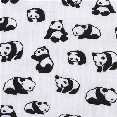 Полотенце - пончо LoveLife «Панды», 100% хлопок, муслиновое, 235 г/м²