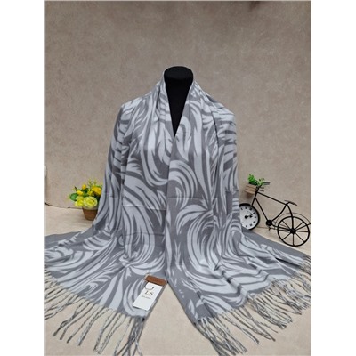 Мягкий двухсторонний палантин из кашемира мультицвет