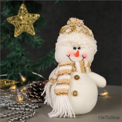 Новогоднее украшение Снеговик 13х7х20 / MG2022 /уп 60/120/