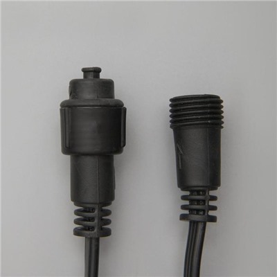 УЦЕНКА Гирлянда «Занавес», 2×3 м, IP44, УМС, 760 LED, 220 В, мерцание, тёмная нить, свечение синее