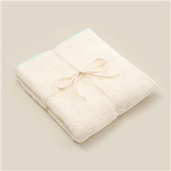 Полотенце махровое SL HOME: Frame «Айвори», 90×150 см, хлопок 100%, бежевое